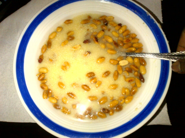 Garri and Groundnut