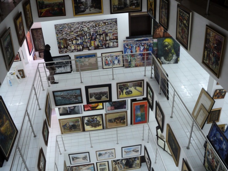 Interior of Nike Art Gallery