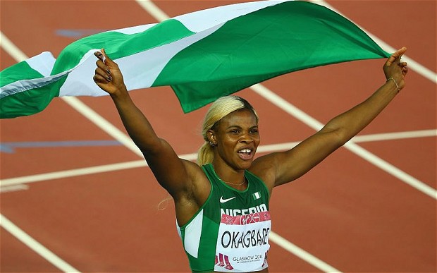 blessing Nigerian female sport runner