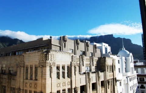 Table Mountain Cloud Formation From My Window