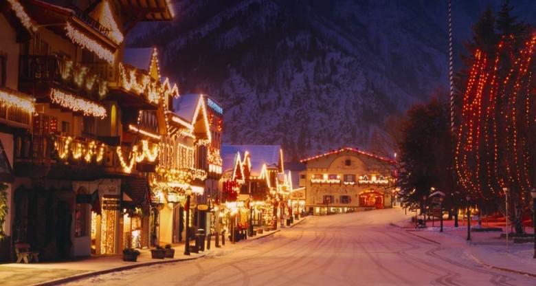 Christmas Lighting at Leavenworth, US