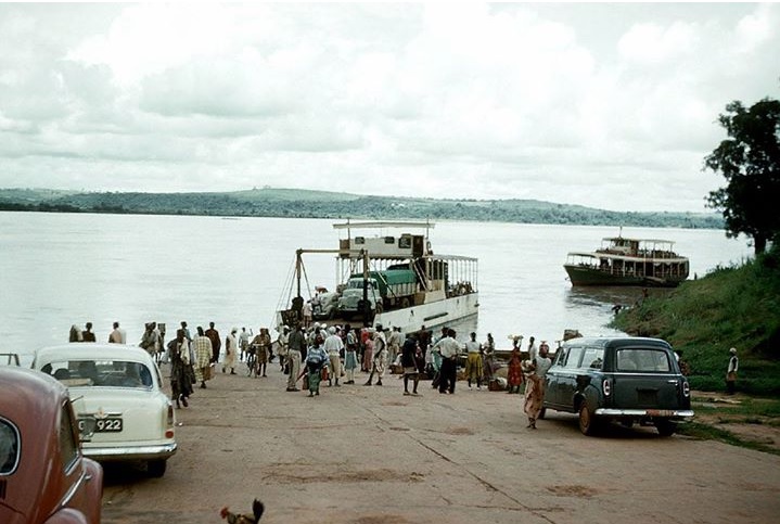 Asaba-Onitsha ferry crossing 1959