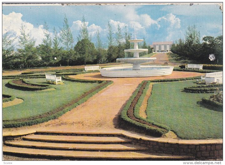 Independence Fountain on the main road leading into the city of Kaduna, Nigeria