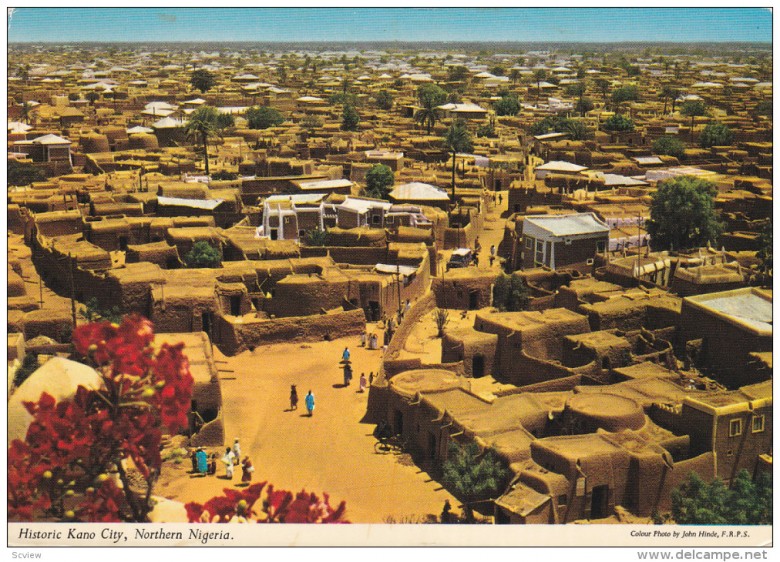 KANO CITY, Nigeria, 1950-1970's; General View Of Historic Kano City