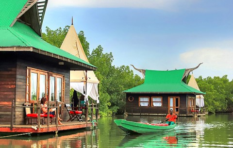 Mandina Lodges with Green Roofs