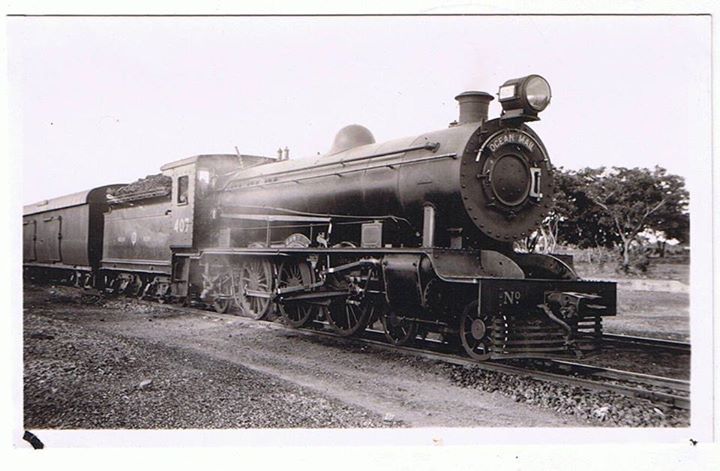 The Lagos - Kaduna railway. This picture was taken in 1936