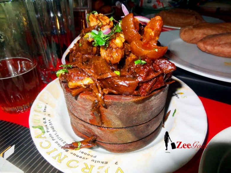 Another first, Nkwobi – cow’s feet. This was surprisingly tender and so delish (Source: zeegoes.com)