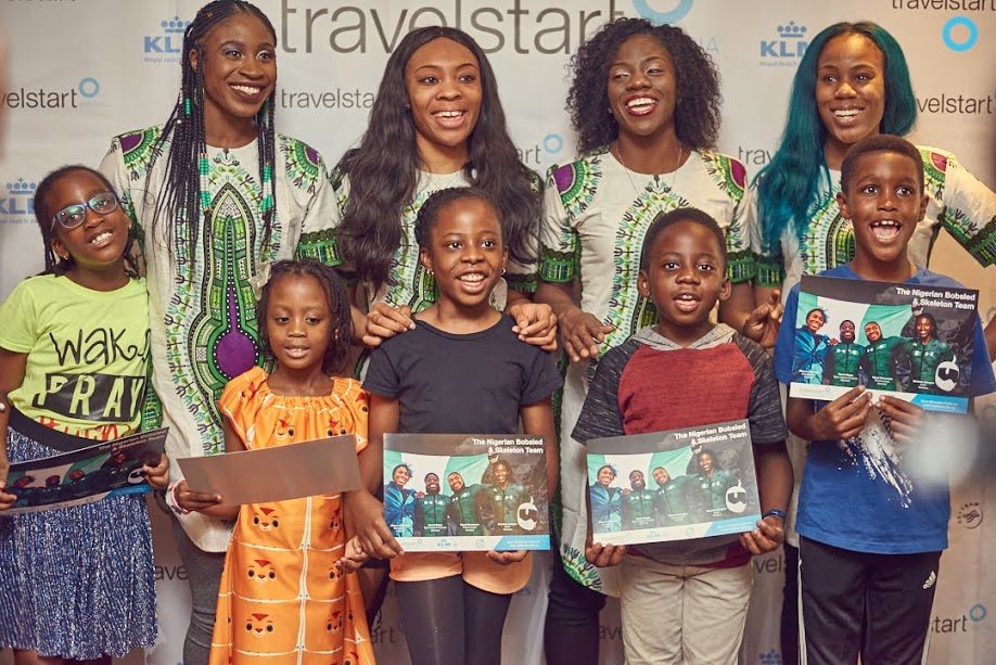 arrival of guest-travelstart-nigerian bobsled girls