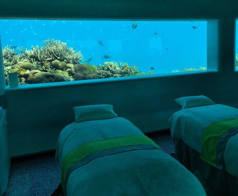 maldives underwater spa