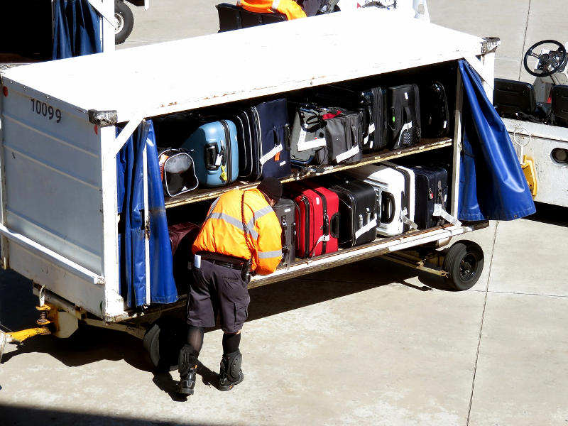 luggage at airport