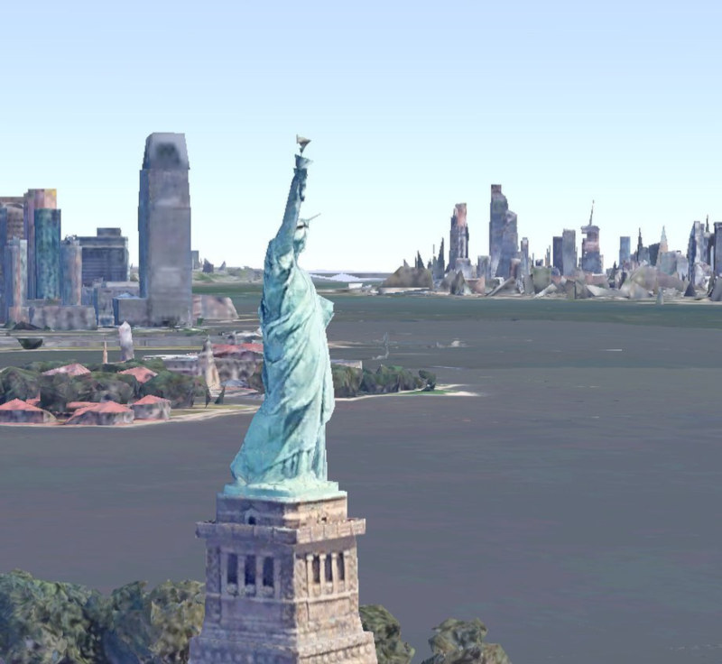 Statue of Liberty - Google Earth - VR Travel