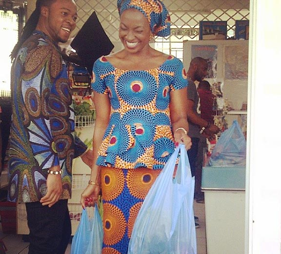 Flavour and Kate Henshaw in South Africa