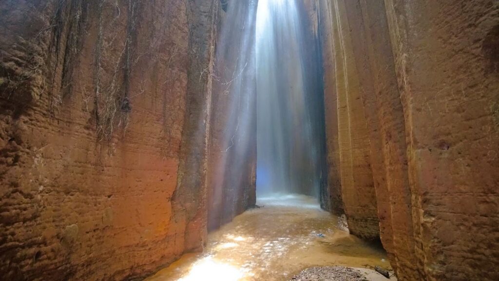 Awhum waterfall and cave in Enugu State Nigeria